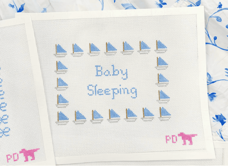 Baby Sleeping Sailboats