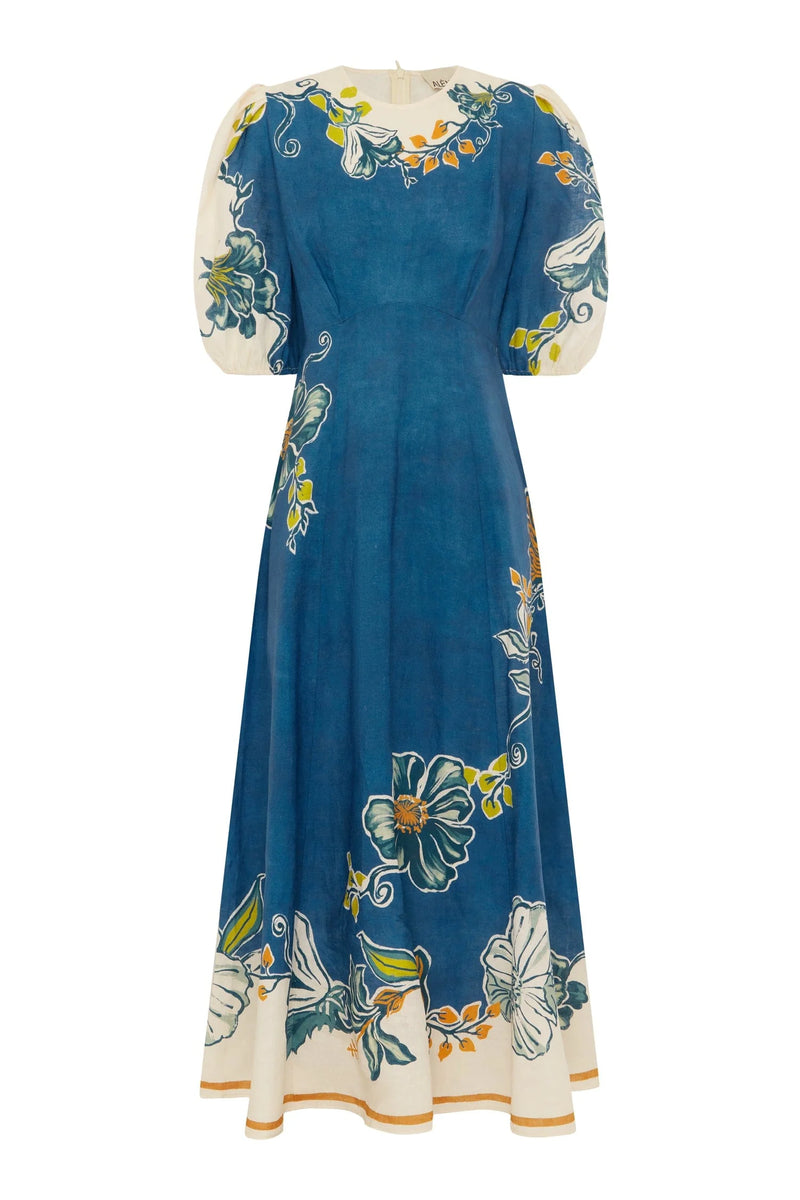 Alemais Luda Midi Dress Blue / US 8 Alemais Luda Midi Dress Blue / US 8