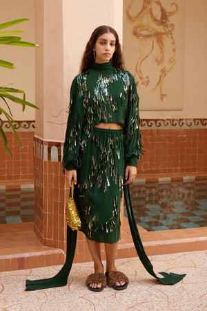 Ophira Sequin Skirt