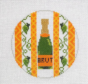 A Bottle of Champagne Coaster