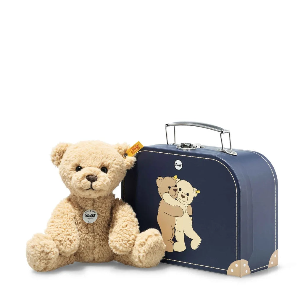 Steiff Ben Teddy Bear in Suitcase Plush – Erica Wilson Steiff Ben Teddy Bear in Suitcase Plush – Erica Wilson