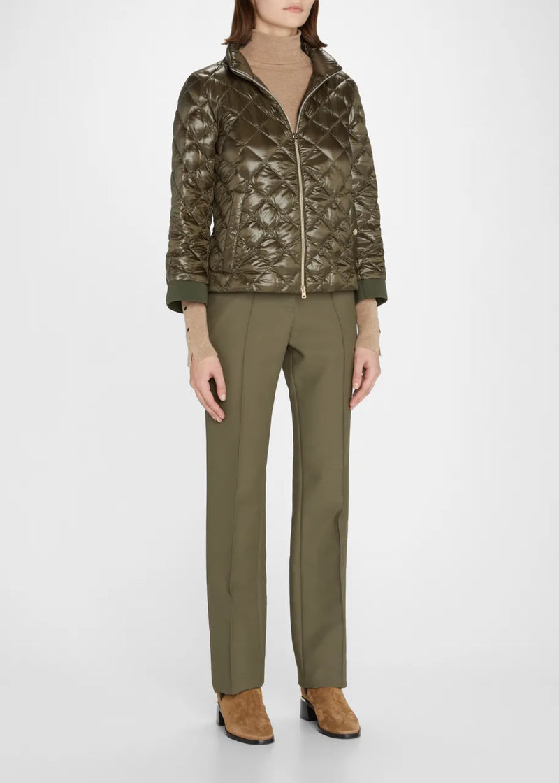 Nylon Ultralight Short Triangle Quilt Jacket