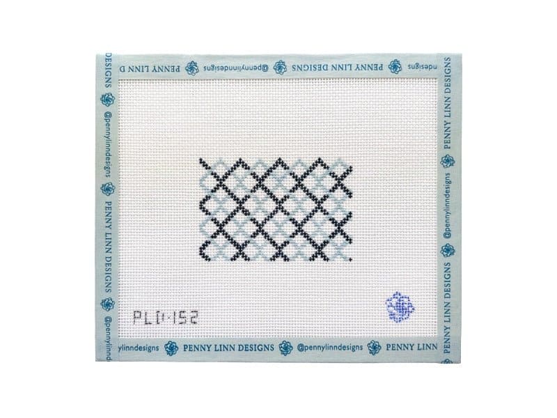 Double Blue Lattice Card Insert