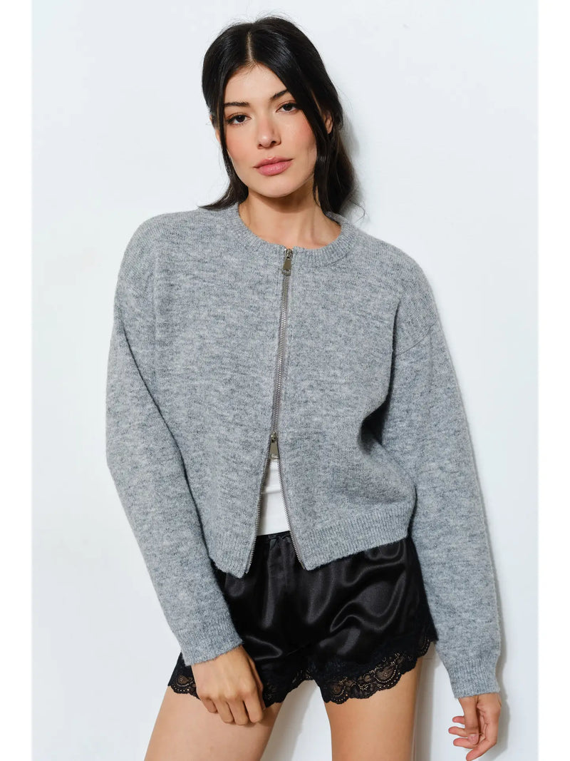 Parker Zip Cardigan