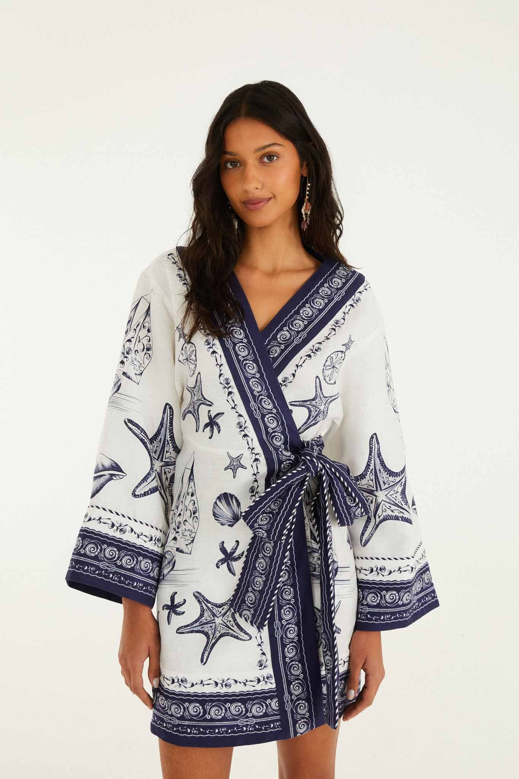 Coast Scarf Off-White Mini Dress – Erica Wilson