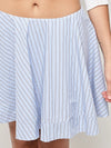 Stripe Cotton Mini Circle Skirt