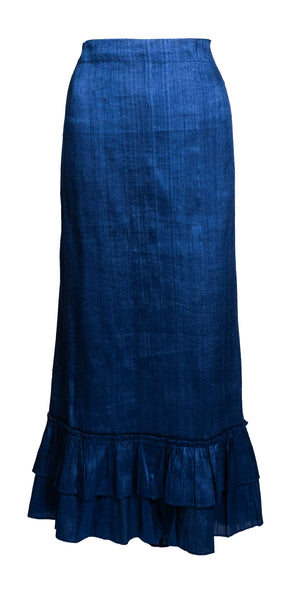 Cinch Back Midi Skirt