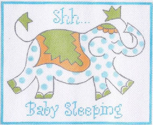 Ssh Baby Sleeping Blue Elephant