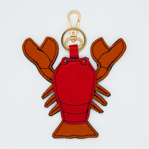 Leather Lobster Keychain