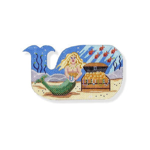 Whale Shaped Mermaid with Treasure