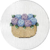 Nantucket Basket with Hydrangeas