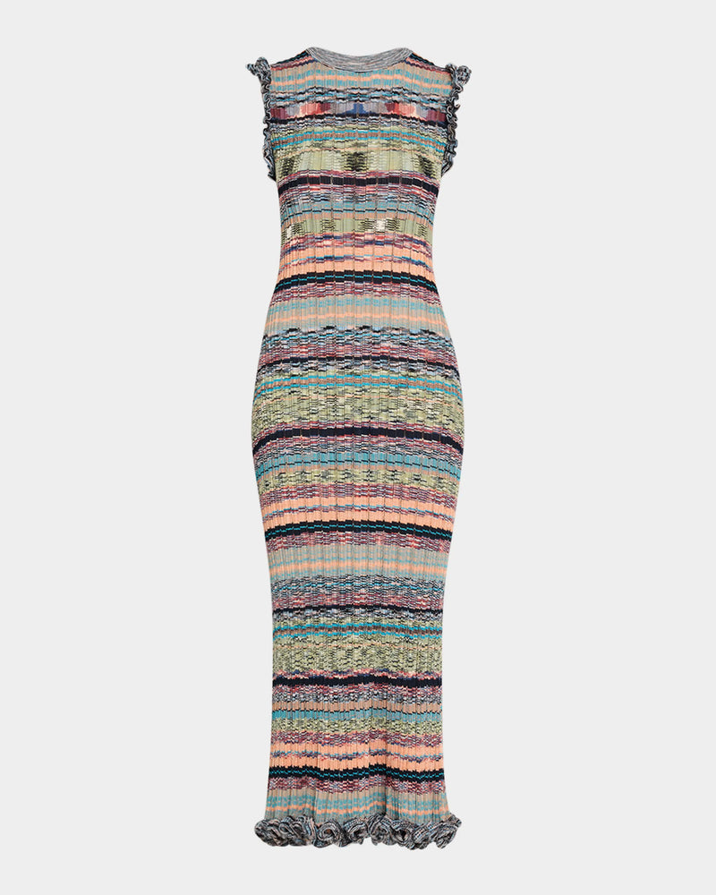 Ajak Sleeveless Knit Midi Dress