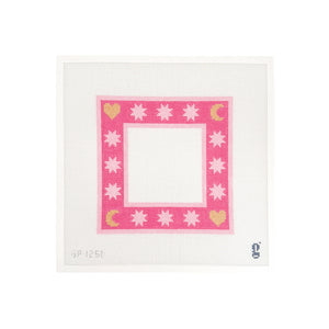 Moon & Stars Frame - Pink