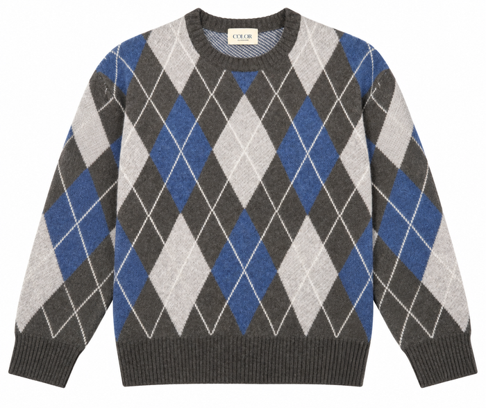 Argyle Crewneck Sweater
