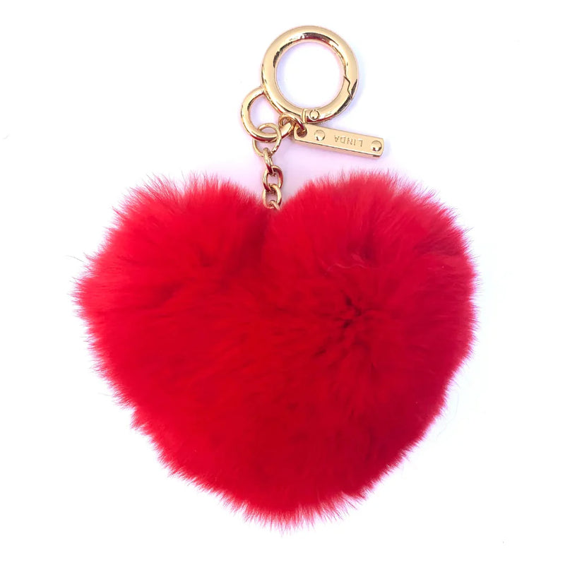 Rex Heart Red Keychain