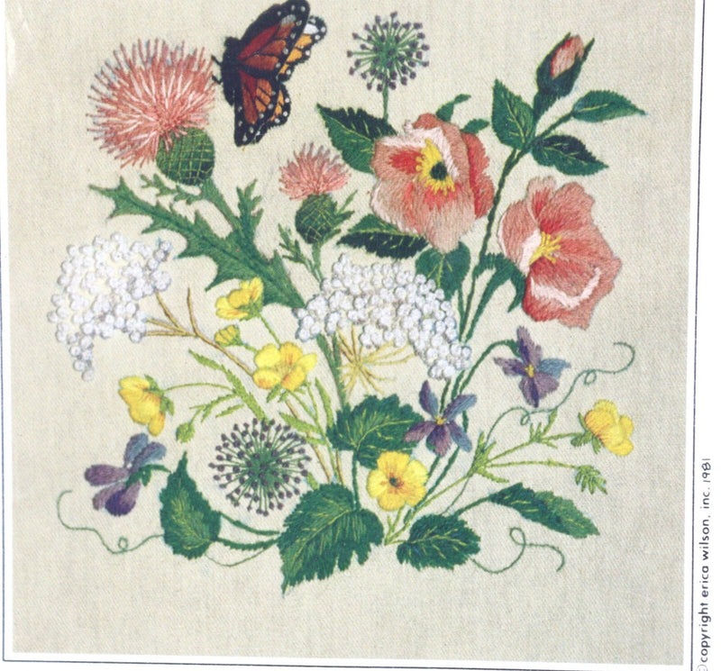 Nantucket Wildflowers Cross Stitch