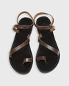 Diagonal Strap Sandal