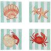 Shells & Crustaceans Coasters