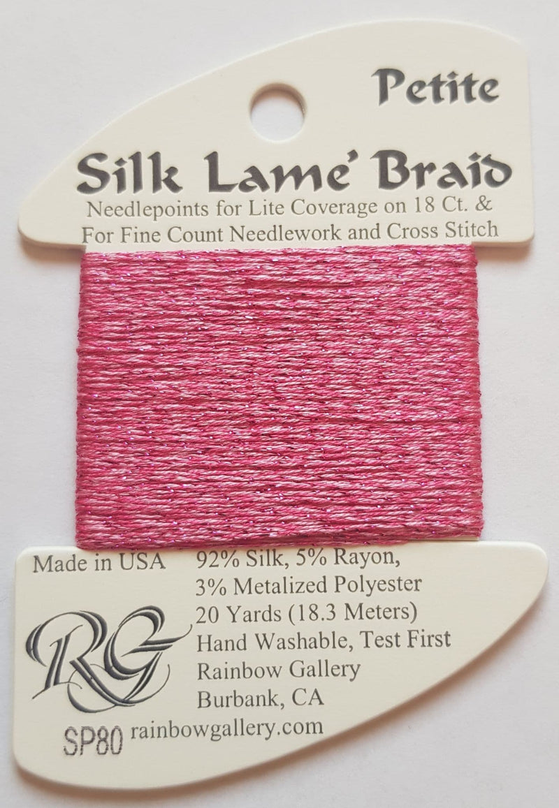 Silk Lame Braid Pink - SP80