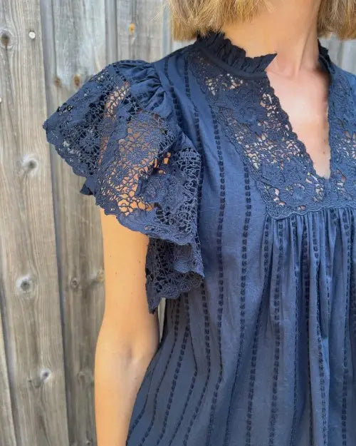 Jolie Flutter Sleeve Top