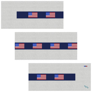 United States Flag Needlepoint Belt