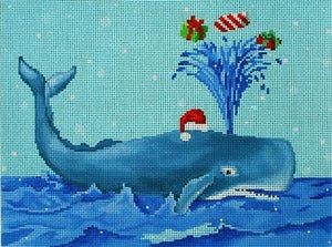 Whale with presents