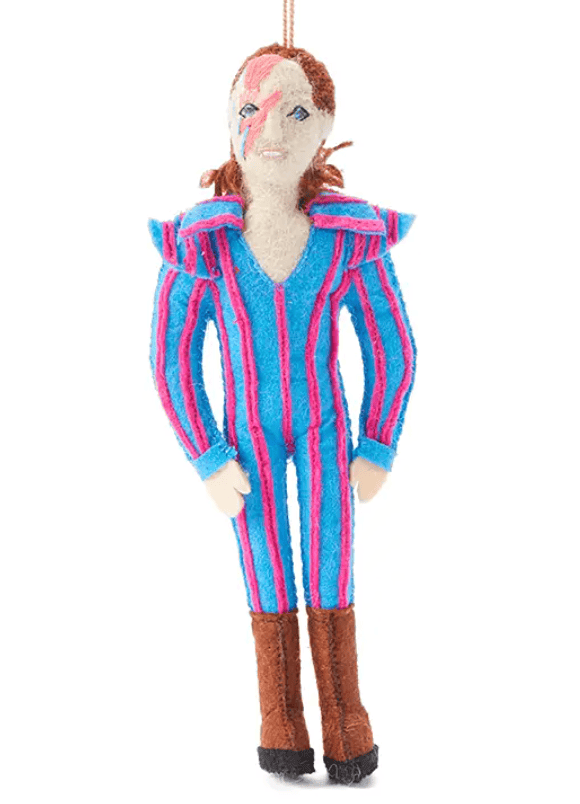 David Bowie - Rock Star Felt Ornament