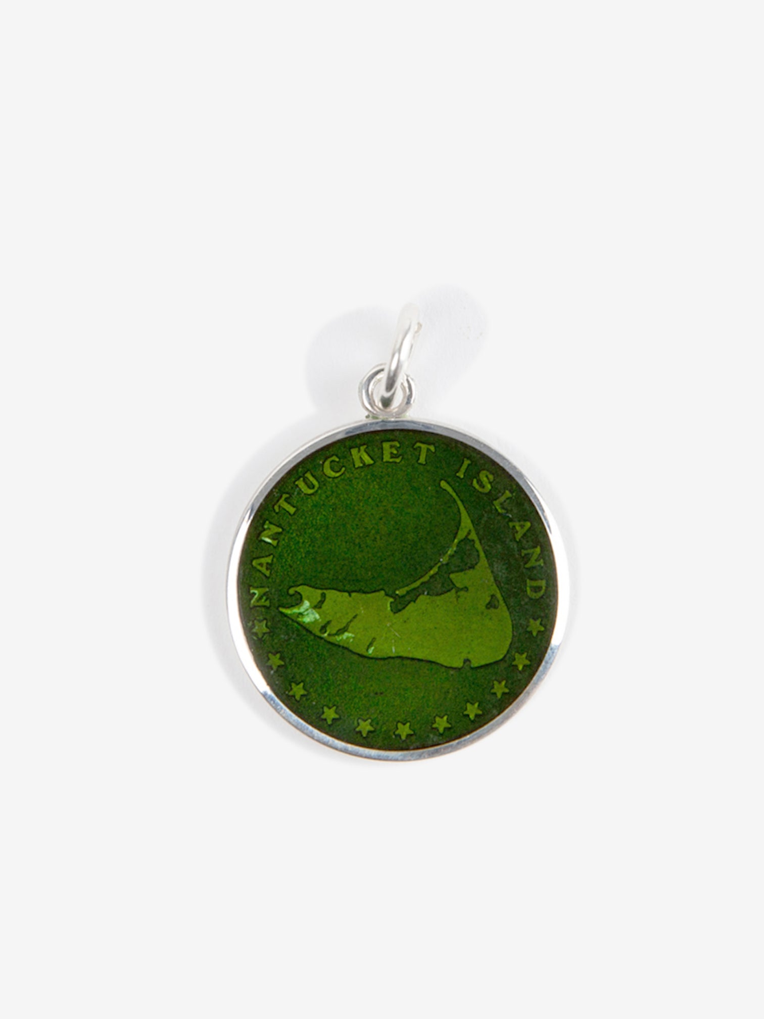 Silver Large Nantucket Medallion